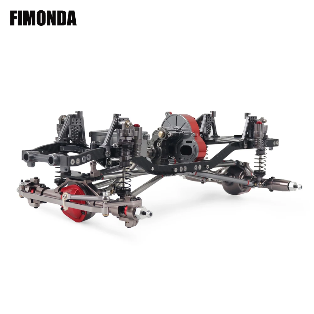 Robot Car Kit - FIMONDA 1/10 RC paletli Metal şasi
