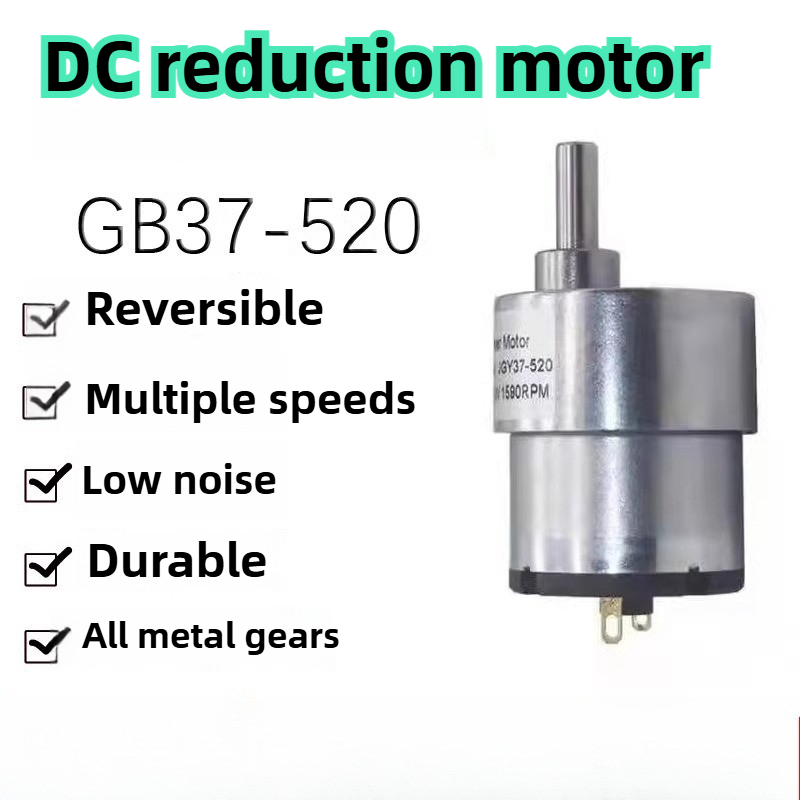 Dc Motor - 12V/24V DC Dişli Motor 7RPM ila