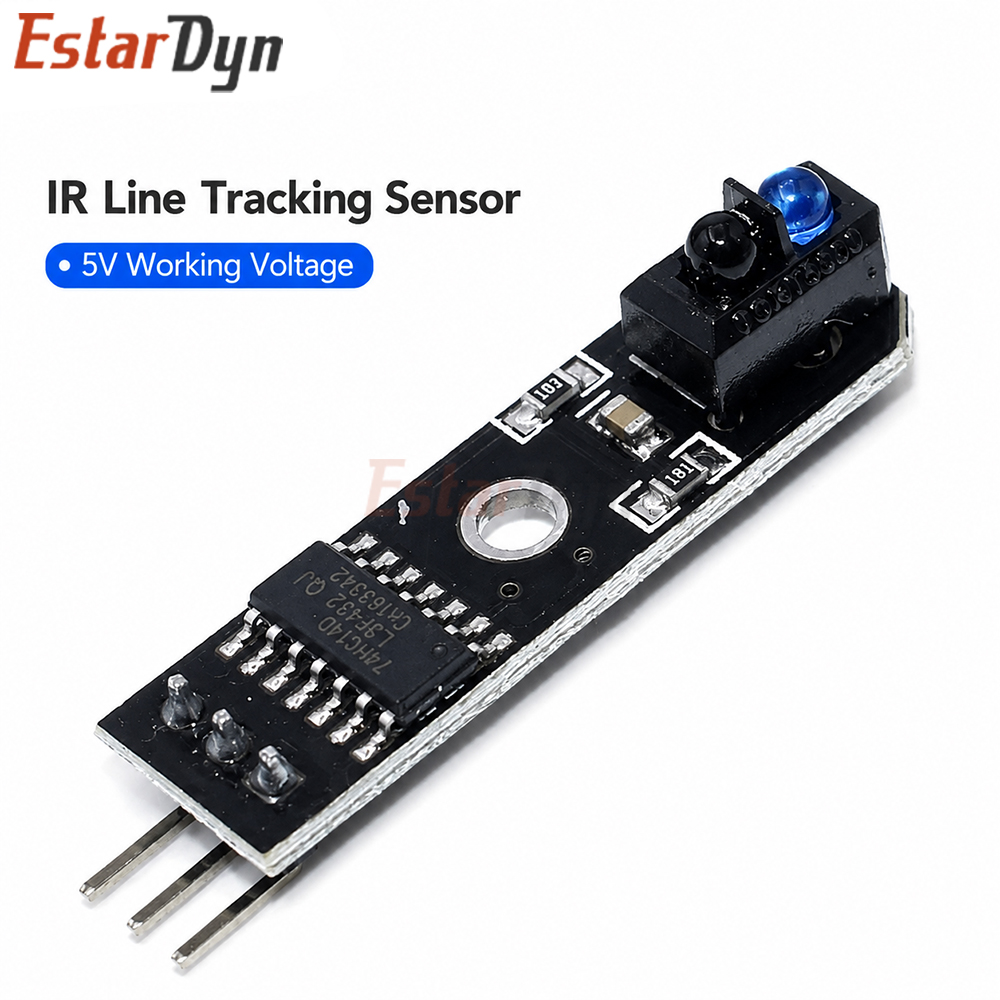 Infrared Obstacle Sensor - Estardyn TCRT5000 IR Kızılötesi Çizgi Takip