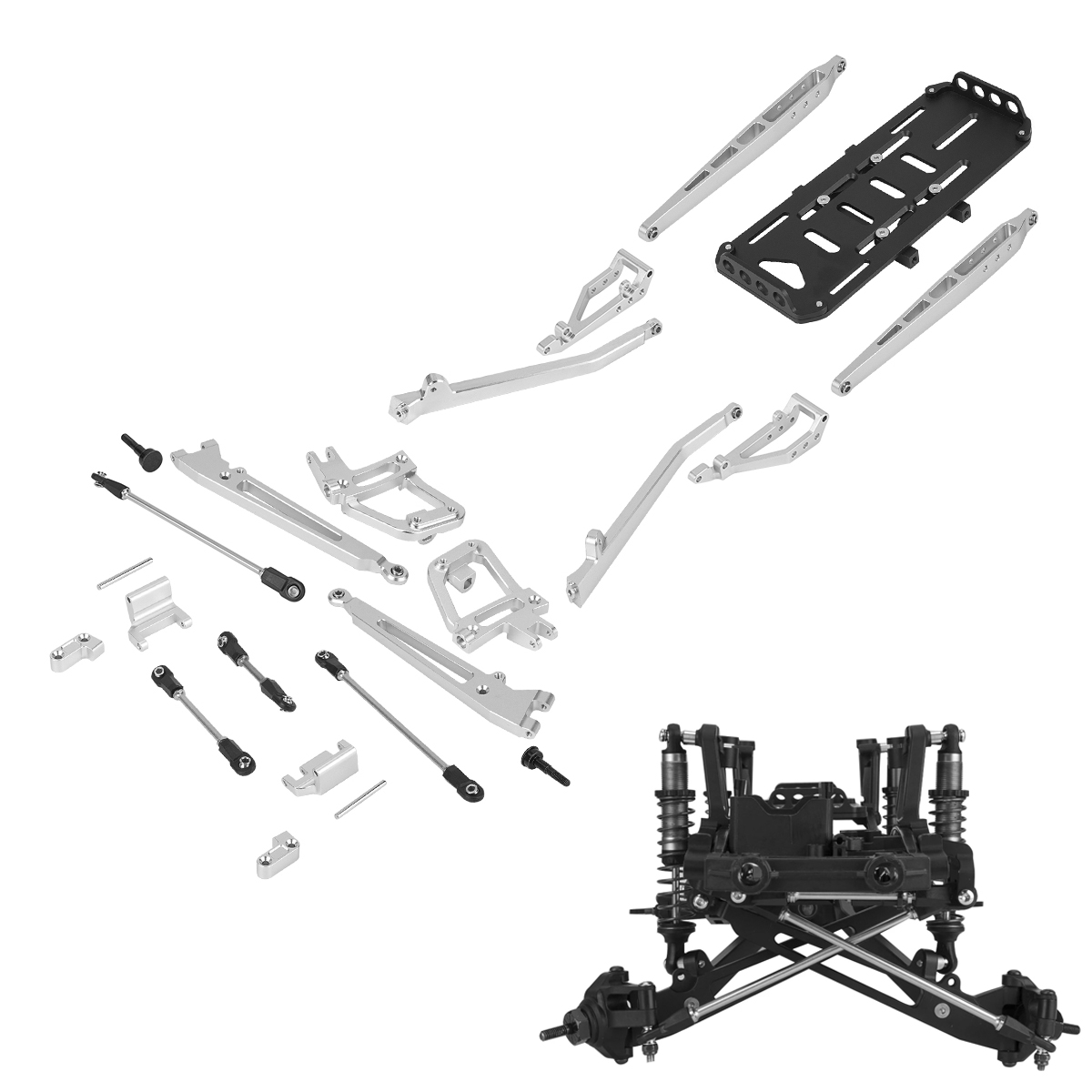 Servo Kit - Alüminyum SCX10 II ikiz i-işın 2WD