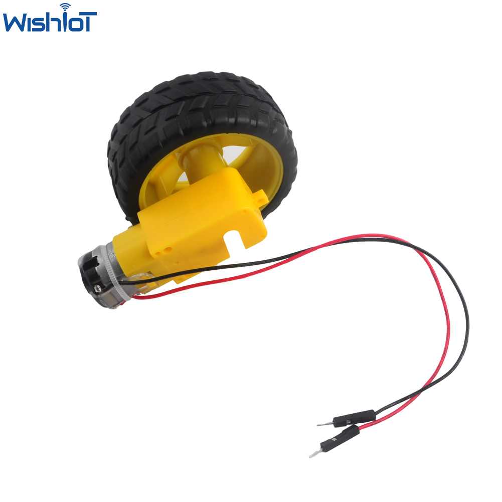 Arduino Robot - DC3-6V 1:48 şanzıman TT Motor lehim