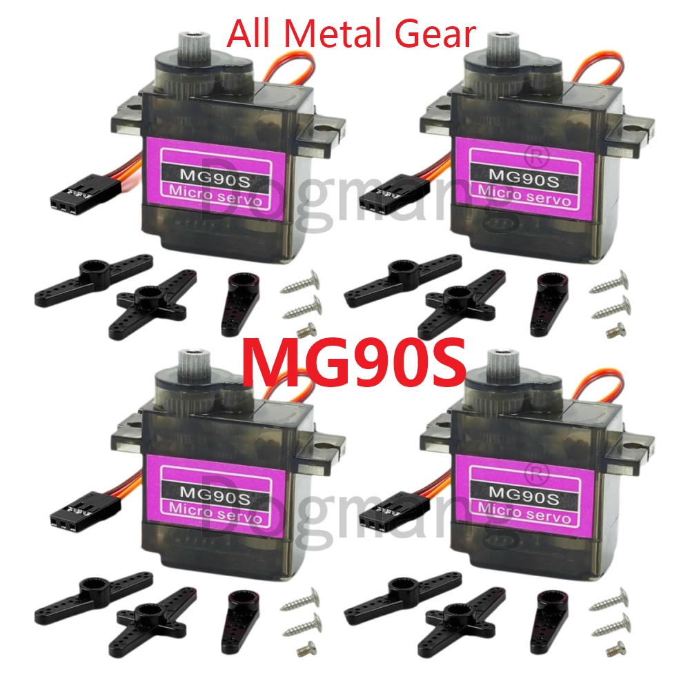 Micro Servo - MG90S Servo 1/2/4/10/20/50 Adet Tüm Metal