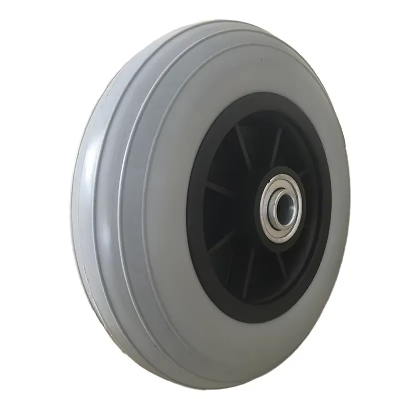 Caster Wheel - 8x2 İnç PU Köpük Katı Tekerlekli