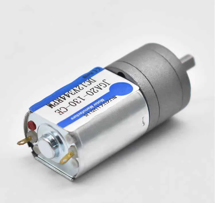 Dc Motor - JGA20-130 20mm Düşük Hızlı DC 6v