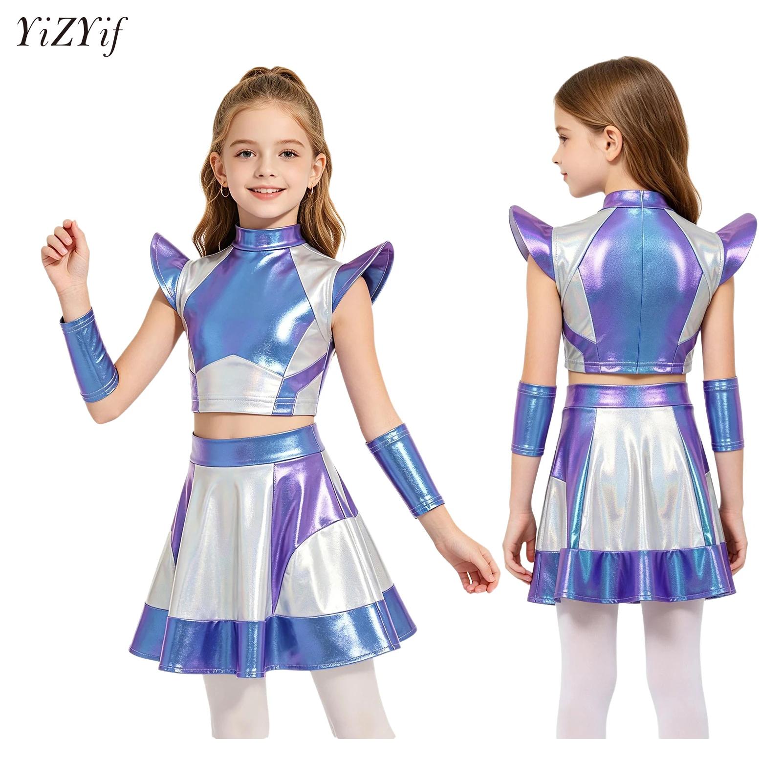 Robot Kit - Büyük Kızlar Uzaylı Cosplay Kostüm Cadılar