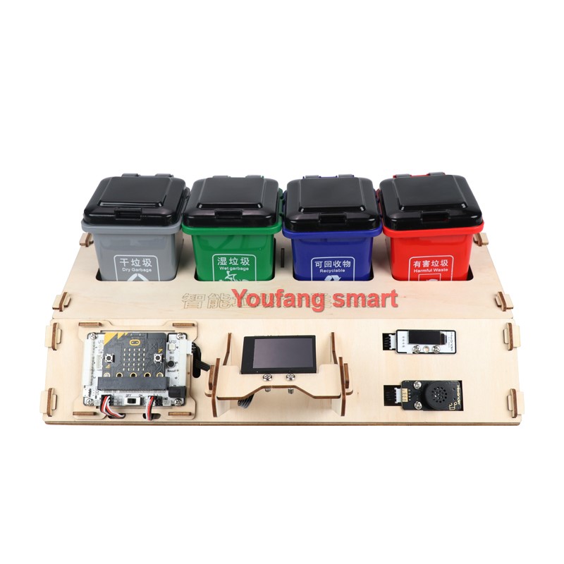 Microbit Robot - Atık sıralama Robot kiti AI görüş