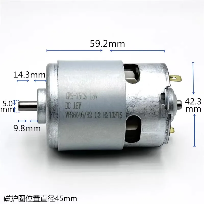 18V RS-750 Yüksek Hızlı DC Mot - Dc Motor incelemesi ve fiyatı