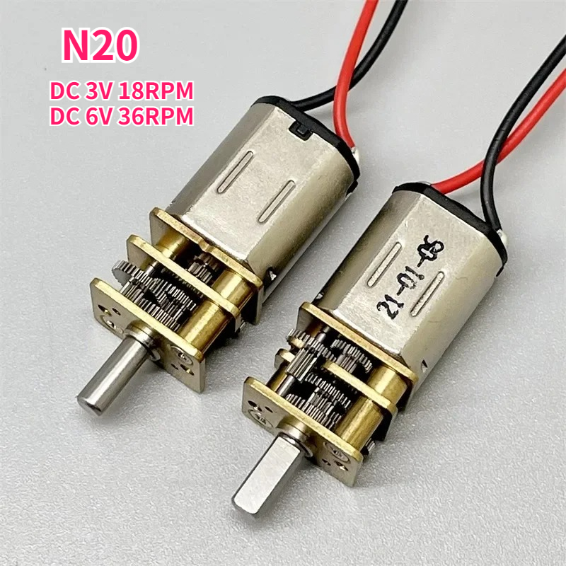 N20 DC 3V 18rpm 6V 36RPM Mini  - Dc Motor incelemesi ve fiyatı