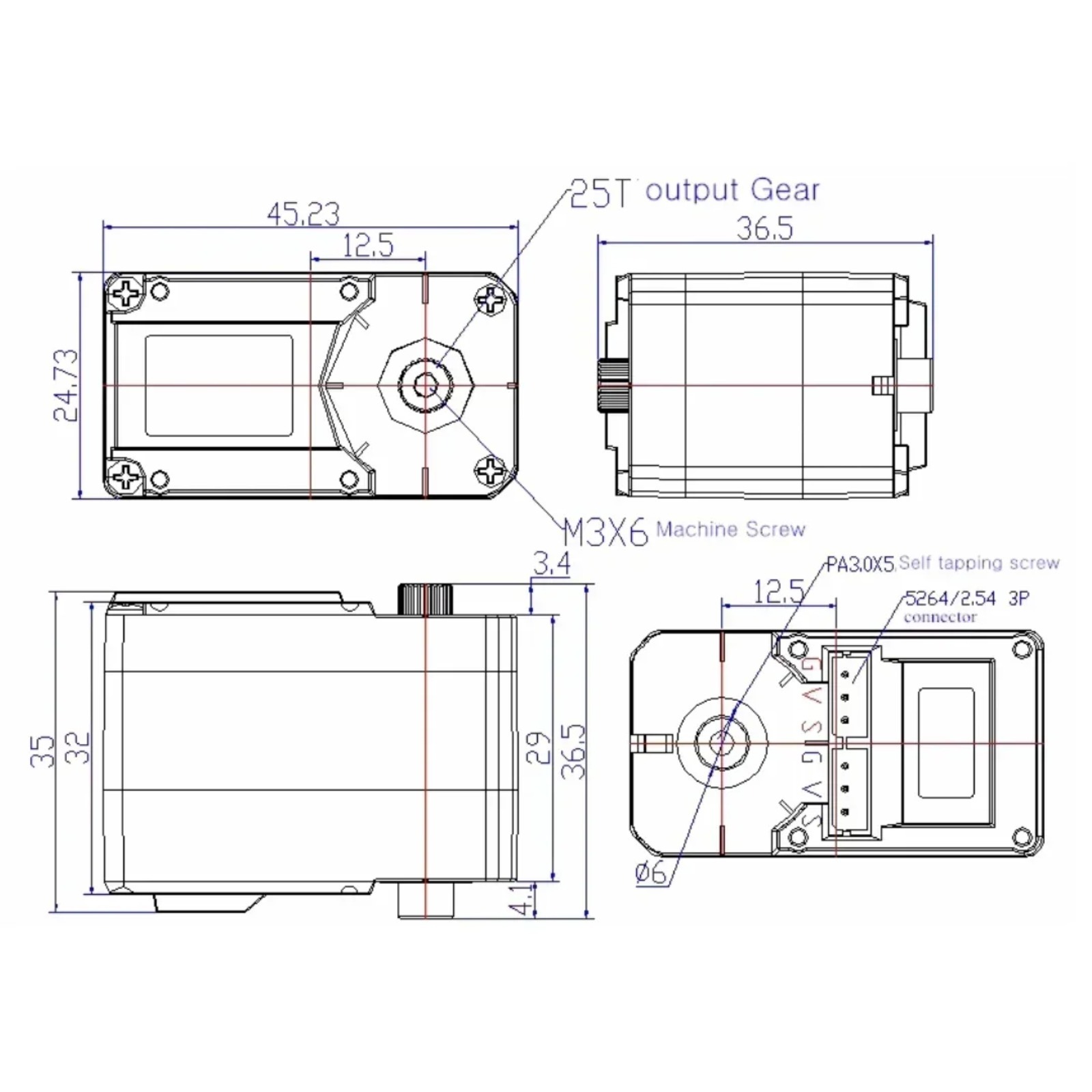 Feetech STS3215 19KG 7.4V Dişl - Robot Arm Metal incelemesi ve fiyatı