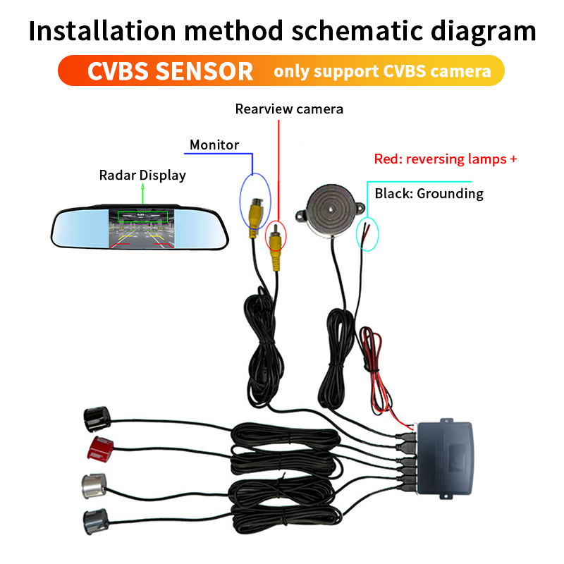 4.3 İnç Araç Dikiz Aynası Geri - Infrared Obstacle Sensor incelemesi ve fiyatı