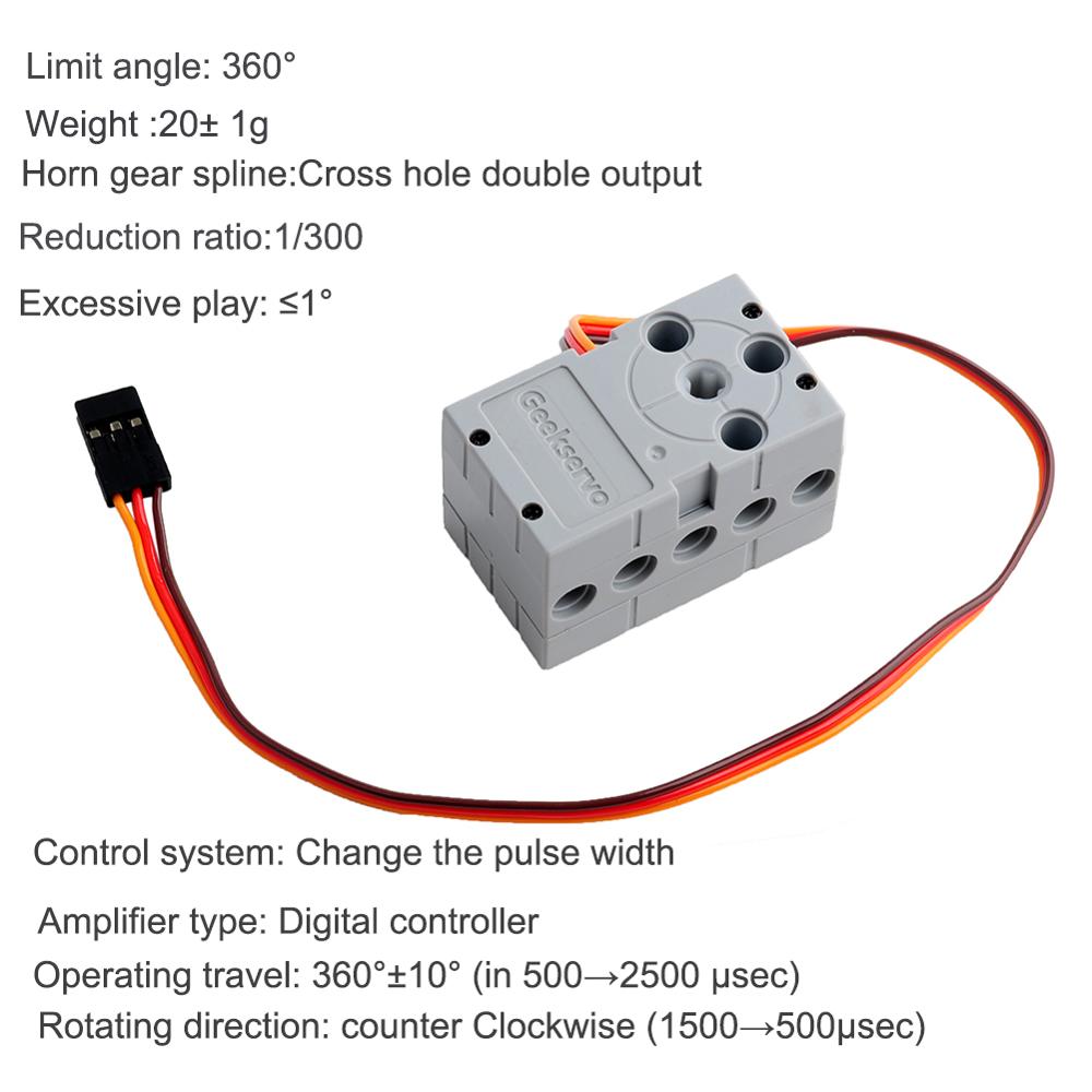 1/2/4 adet 2KG Geek Servo 360  - Microbit incelemesi ve fiyatı