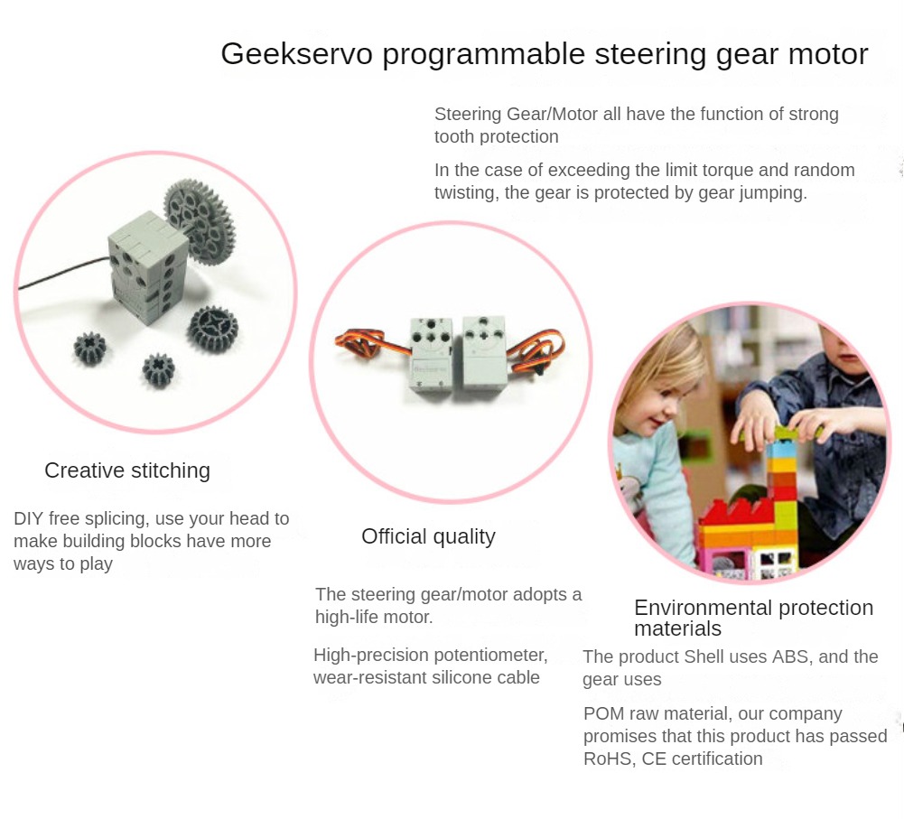 1/2/4 adet 2KG Geek Servo 360  - Microbit incelemesi ve fiyatı