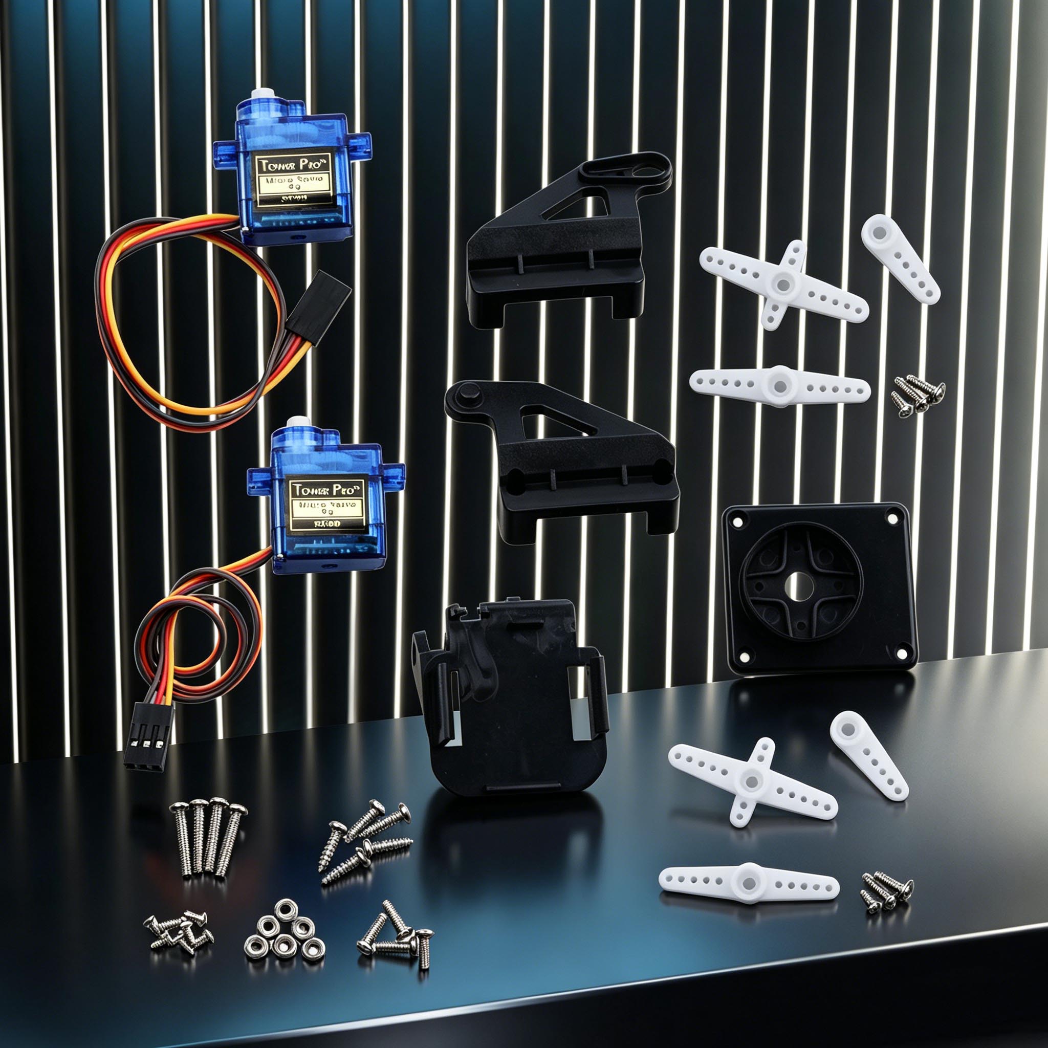 2 eksenli Servo Gimbal braketi - Pan Tilt Bracket incelemesi ve fiyatı