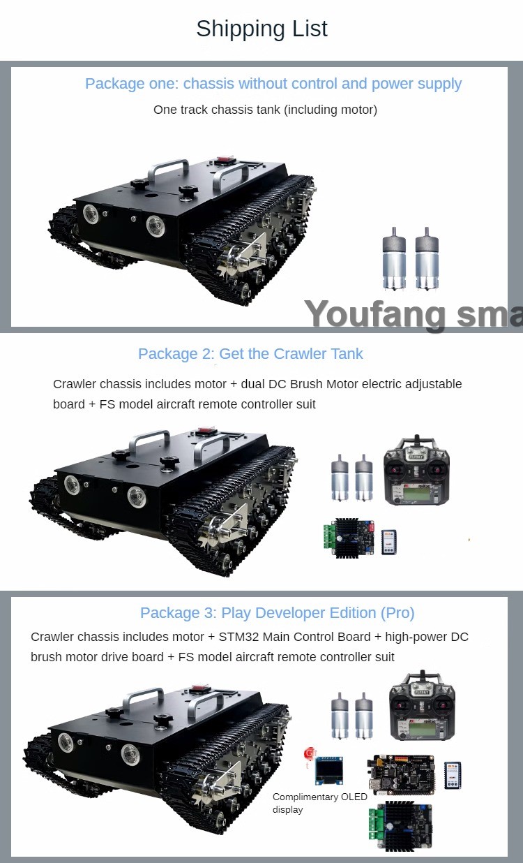 30 kg Yük RC Tank Şasi Metal P - Robot Arm Kit incelemesi ve fiyatı