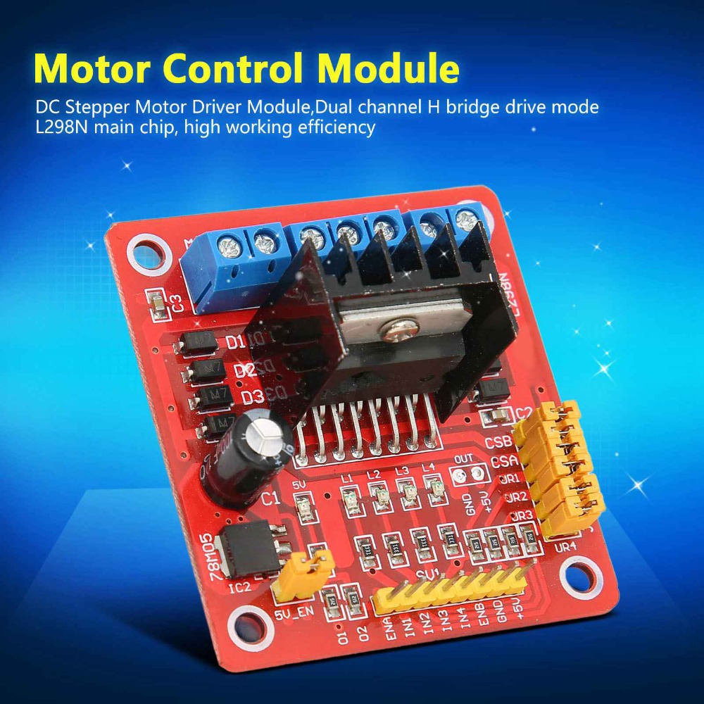L298N Step Motor Sürücü Modülü - L298N Module incelemesi ve fiyatı