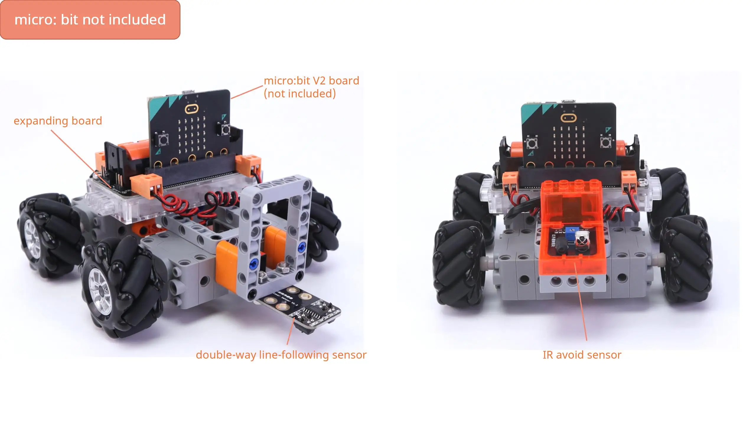 MaiyatangEducational 4WD Mecan - Microbit Robot incelemesi ve fiyatı
