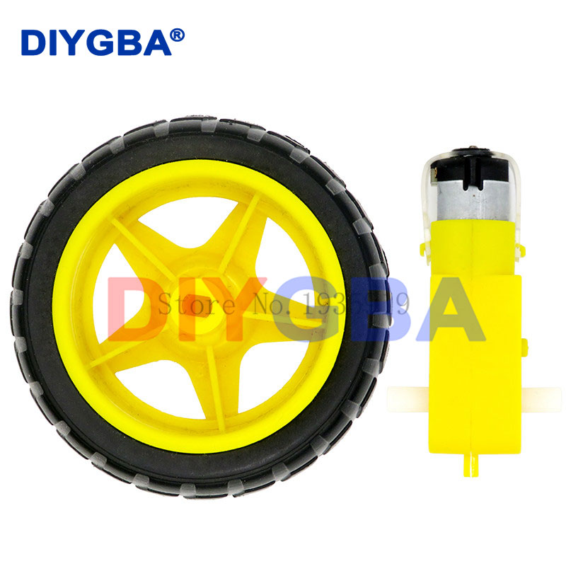 TT motor + 65mm tekerlek DC3V- - Microbit Robot incelemesi ve fiyatı