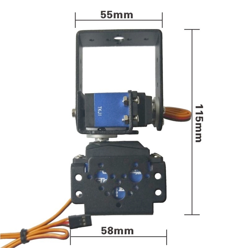 2 DOF Robotik Pan Ve Tilt Serv - Servo Bracket incelemesi ve fiyatı