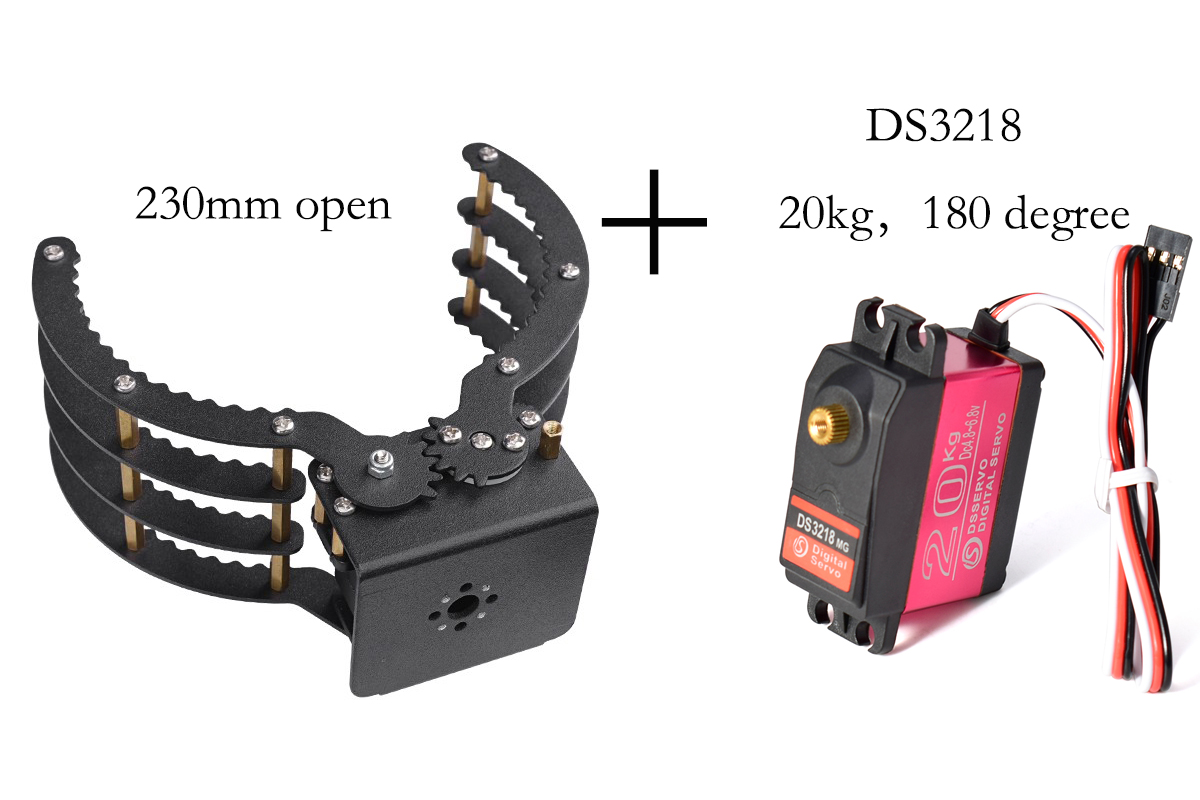 230 mm Açıklığa Sahip, MG996 D - Robot Arm Kit incelemesi ve fiyatı