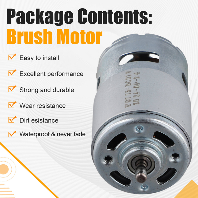 775 DC 21V Küçük Fırçalı Motor - Dc Motor incelemesi ve fiyatı